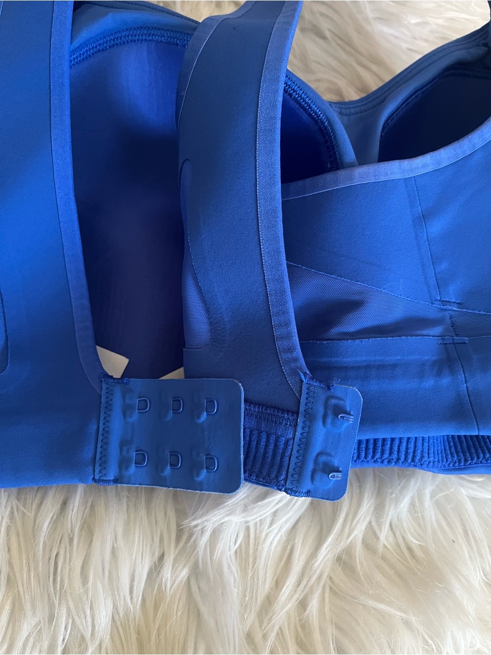 {Lululemon} Swift Speed Sports Bra High Support in Cerulean Blue - Womens 34DD - Picture 9 of 11